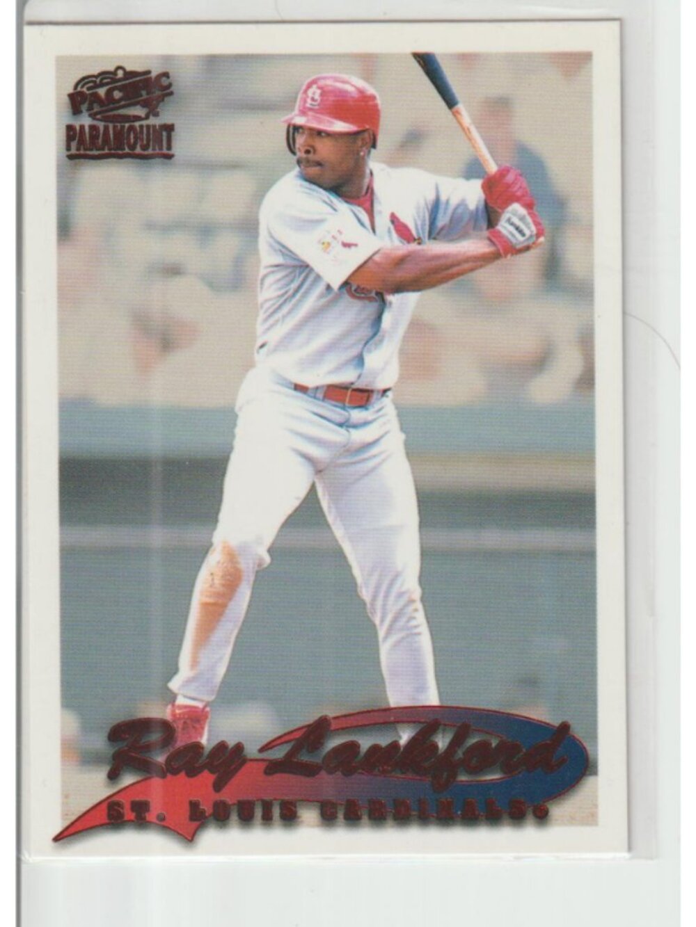Rare Ray Lankford 1999 Pacific Paramount Copper Foil Parallel #192